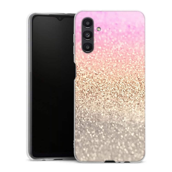 Coque pour Samsung Galaxy A04S Pink Glitter way | aesthetic